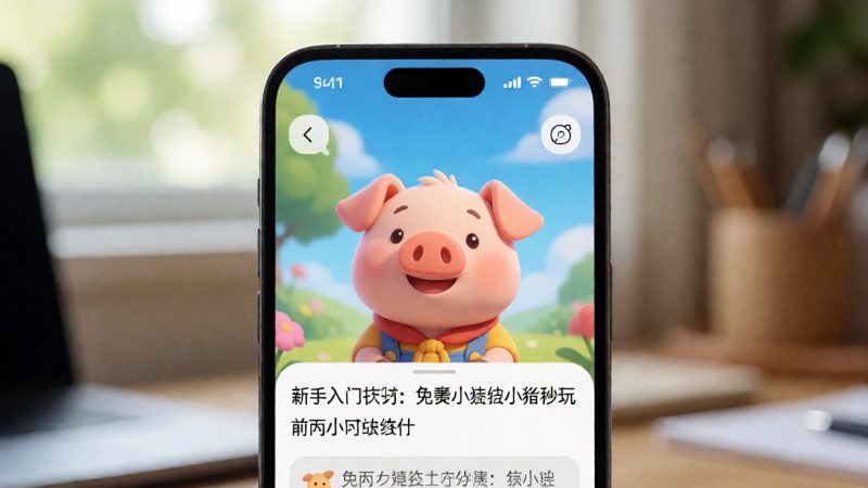 新手入门技巧:免费小游戏小猪秒玩 前两小时该练什 配图